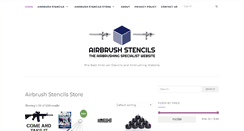 Desktop Screenshot of airbrush-stencils.com